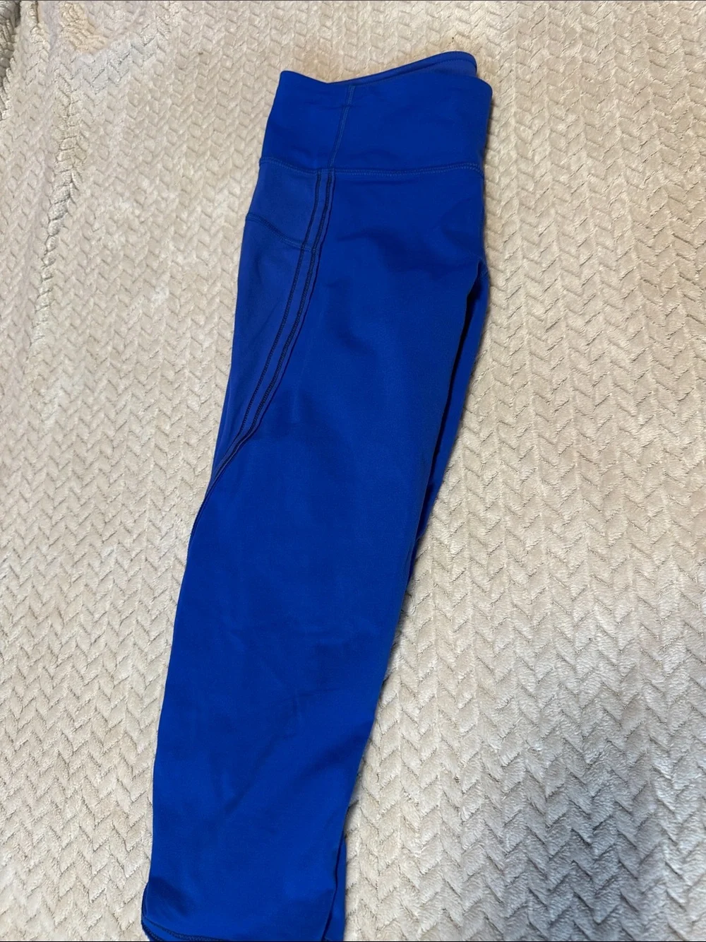 lululemon athletica Royal Blue Cropped Leggings